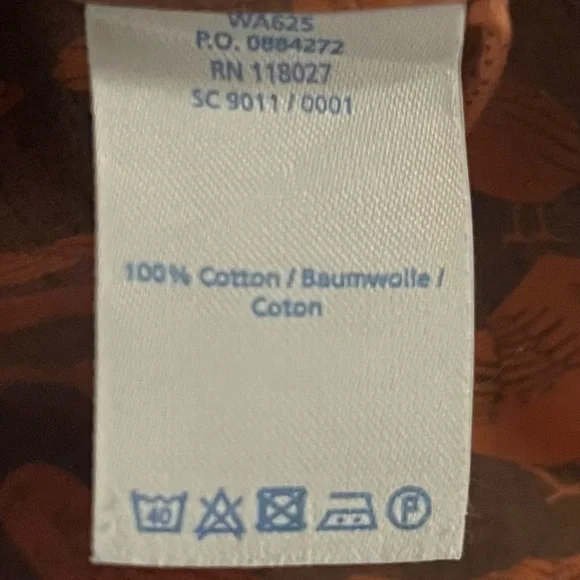 Boden Black and Orange Bird Print Blouse - Picture 8 of 8